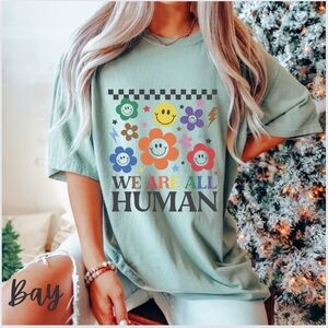 Pride we are all human graphic t shirt S-4X